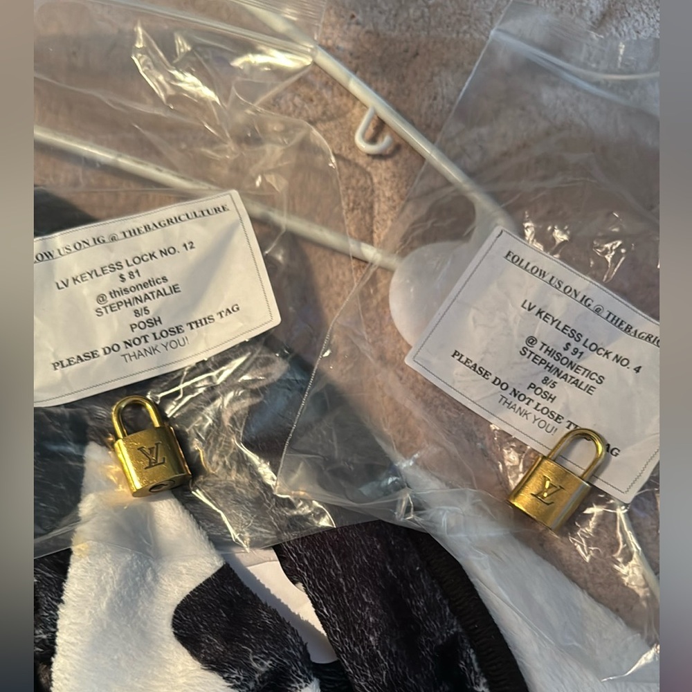 ISO! Only the keys to Louis Vuitton locks 300 and 337. KEY ONLY ISO